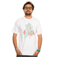 Be-mag - Miami T-shirt - White/Teal