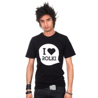 Bladeville - I Love Rolki T-Shirt - Black
