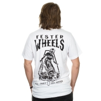 Fester Wheels - Damien Wilson Pro T-shirt - Biały