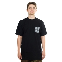 Hedonskate - Paisley Pocket T-shirt - Black