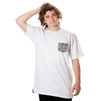 Hedonskate - Paisley Pocket T-shirt - White