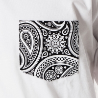 Hedonskate - Paisley Pocket T-shirt - White