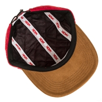 Kaltik - Quilted 5 Panel Hat - Red