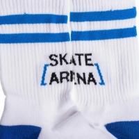 Skate Arena Short Socks - White/Blue