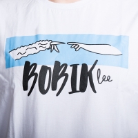 Bobik Lee - T-shirt - Biały