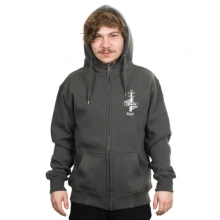 high neck zip sweatshirt