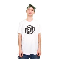 Dead - Circle Logo T-Shirt - Biały