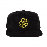 Dream Daisy Corduroy Cap - Black