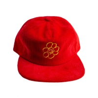 Dream Daisy Corduroy Cap - Pomarańczowa