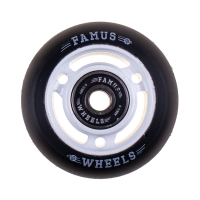 Famus 3 Spokes 60mm/88a + ABEC 9 - Biało/Czarne