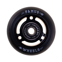 Famus 3 Spokes 60mm/88a + ABEC 9 - Black/Black