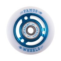 Famus 3 Spokes 60mm/88a + ABEC 9 - Blue/White