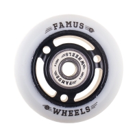 Famus 3 Spokes 60mm/88a + ABEC 9 - Czarno/Białe