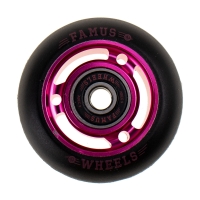 Famus 3 Spokes 60mm/90a + Abec 9 - Pink/Black (x1)