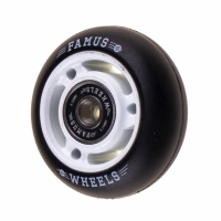 Famus 3 Spokes 60mm/92a + ABEC 9 - Biało/Czarne