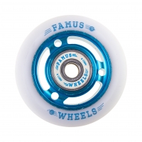 Famus 3 Spokes 60mm/92a + ABEC 9 - Blue/White