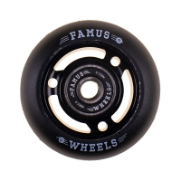 Famus 3 Spokes 60mm/92a + ABEC 9 - Czarno/Czarne