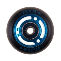 Famus 3 Spokes 60mm/92a + ABEC 9 -  Niebiesko/Czarne