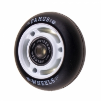 Famus 3 Spokes 60mm/92a + ABEC 9 - White/Black