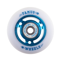 Famus 3 Spokes 64mm/88a + ABEC 9 - Blue/White