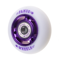 Famus 3 Spokes 64mm/88a + ABEC 9 - Purpurowo/Białe