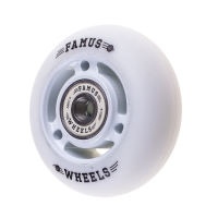 Famus 3 Spokes 64mm/92a + ABEC 9 - Biało/Białe