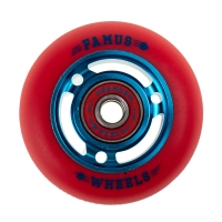 Famus 3 Spokes 64mm/92a + Abec 9 - Blue/Red (x1)