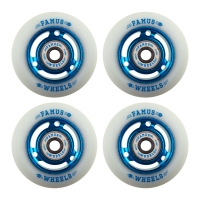 Famus 3 Spokes 64mm/92a + ABEC 9 - Blue/White