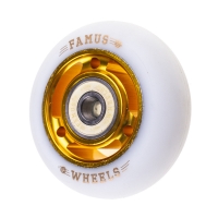 Famus 3 Spokes 64mm/92a + ABEC 9 - Gold/White