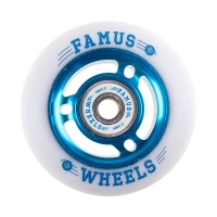 Famus 3 Spokes 68mm/88A + ABEC 9 - Blue/White