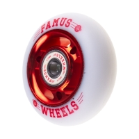 Famus 3 Spokes 68mm/88A + ABEC 9 - Czerwono/Białe