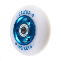 Famus 3 Spokes 80mm/86A + ABEC 9 - Blue/White