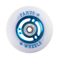 Famus 3 Spokes 80mm/86A + ABEC 9 - Blue/White