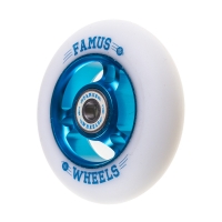 Famus 3 Spokes 90mm/86A + ABEC 9 - Niebiesko/Białe