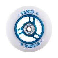 Famus 3 Spokes 90mm/86A + ABEC 9 - Niebiesko/Białe