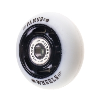 Famus 6 Spokes 60mm/88a + ABEC 9 - Biało/Czarne