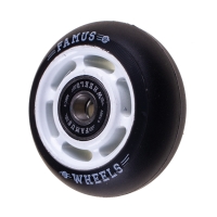 Famus 6 Spokes 60mm/88a + ABEC 9 - Black/White