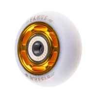 Famus 6 Spokes 60mm/88a + ABEC 9 - Gold/White