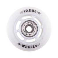 Famus 6 Spokes 60mm/92a + ABEC 9 - Biało/Białe