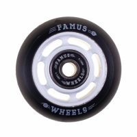 Famus 6 Spokes 60mm/92a + ABEC 9 - Biało/Czarne