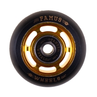 Famus 6 Spokes 60mm/92a + ABEC 9 - Złoto/Czarne