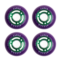 Famus 64mm/90a - Green/Purple (x4)