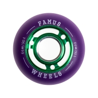 Famus 64mm/90a - Green/Purple (x4)
