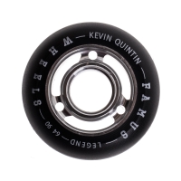 Famus Kevin Quintin 64mm/90a - Silver/Black (x4)