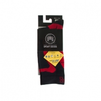 FR - Nano Sport Socks - Black/Red