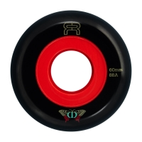 FR Round 60mm/88a - Black/Red (x4)