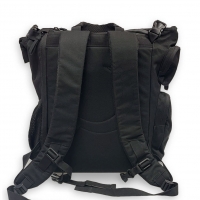 Ground Control Rolltop Backpack - Czarny