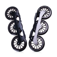 Ground Control Tri-Skate V3 125mm - Black/Silver - Complete