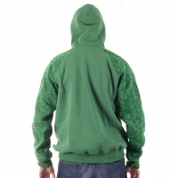 Hedonskate - Sleeve Pattern Hoodie - Green