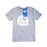 I Love Rolki - Classic Kids T-shirt - Melange
